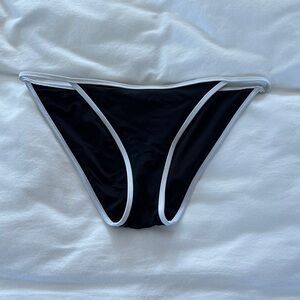 Victoria's Secret Black and White Bikini Bottom